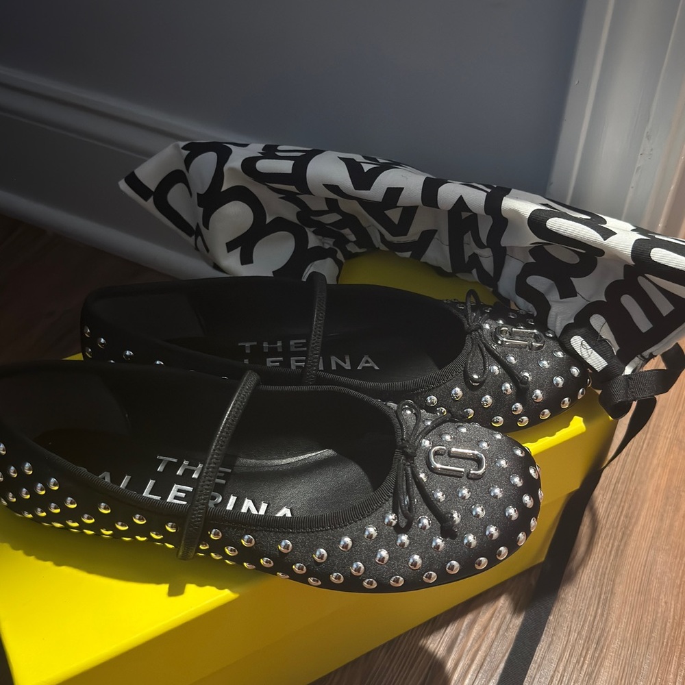 THE STUDDED SABRINA BALLERINA